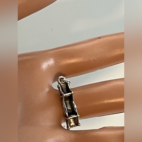 Vintage Sterling Silver Golden Gate Bridge Pendant Necklace, SF, 13" - Picture 3 of 8